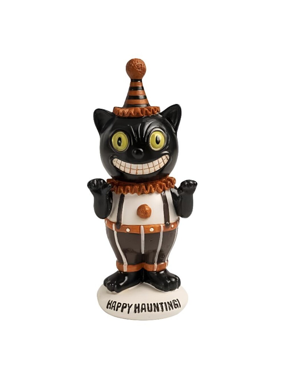 Black Cat Figurines, Vintage Halloween Table, Shelf Home Decor